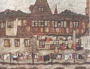 Egon Schiele House with Drying Laundry (mk12)